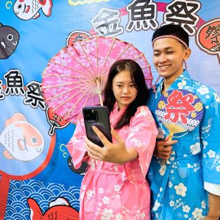 統一谷關_和風金魚牆